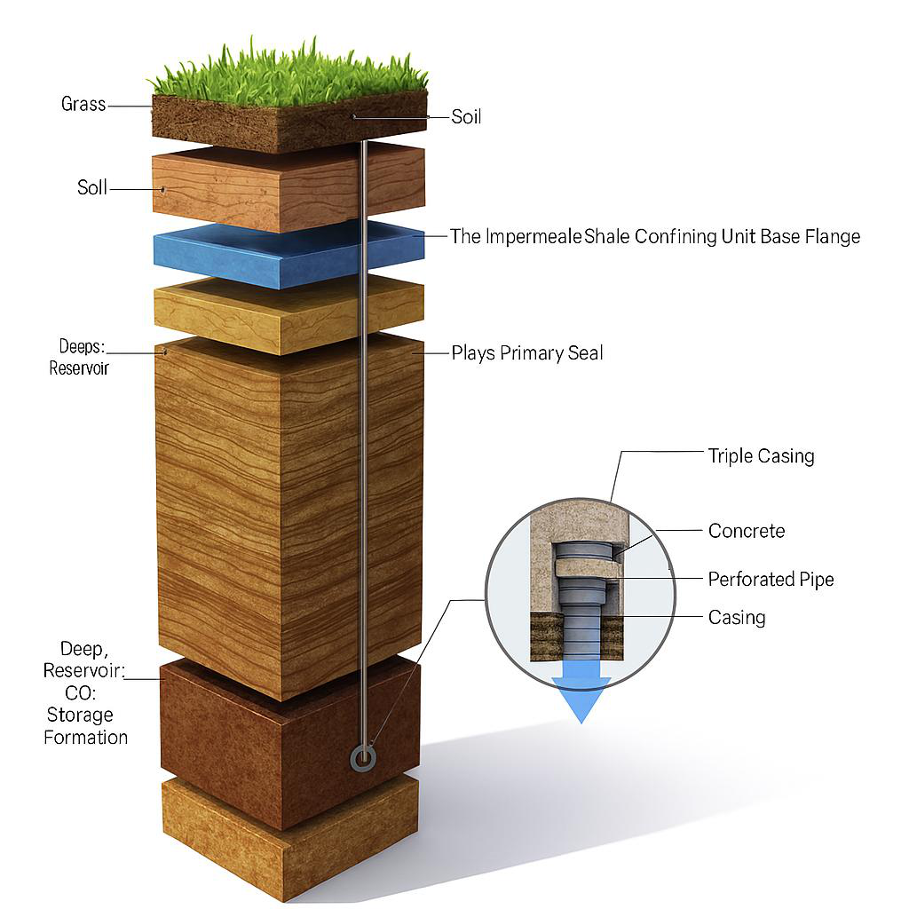 Simplified storage column diagram
